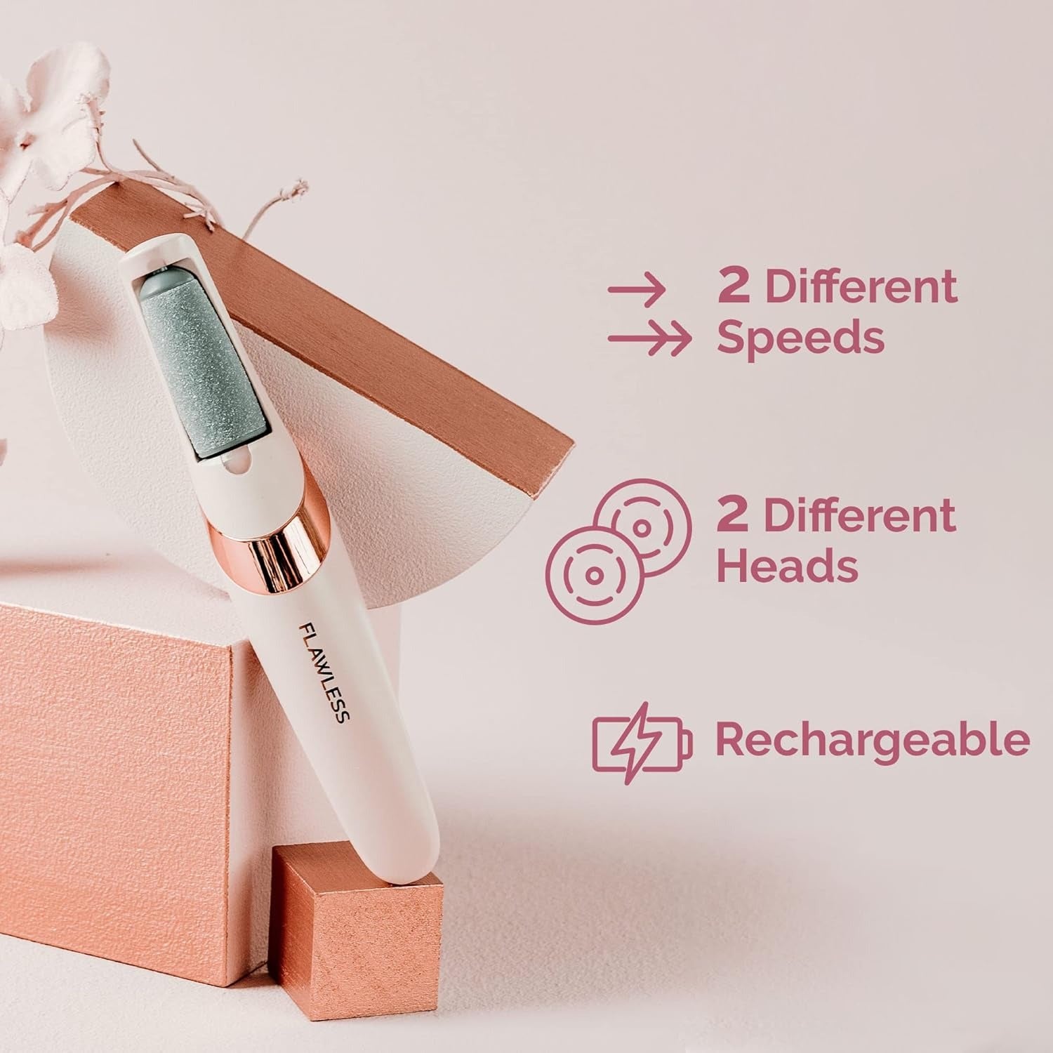 Rechargeable Electric Pedi Foot Filer – Effective Callus Remover for Soft, Smooth Feet