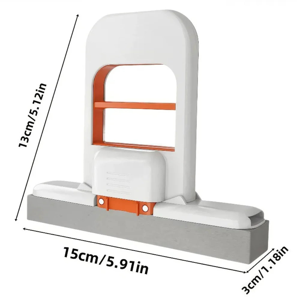 Foldable Mini Mop | Portable Desktop Wet & Dry Cleaning Mop | Self‑Squeezing